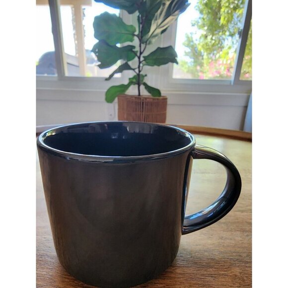 2013 Starbucks Gray Pewter Mirrored Coffee Cup Tea Mug | 14oz - Picture 3 of 5